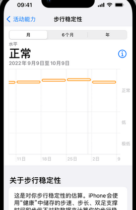 鹿城iPhone手机维修如何在iPhone开启'步行稳定性通知'