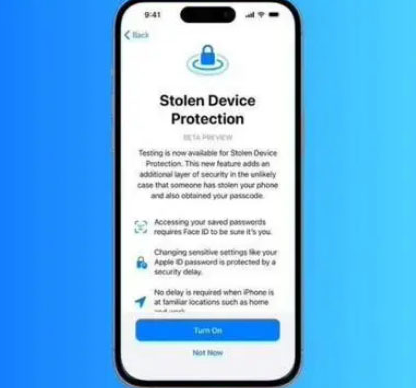 鹿城苹果授权维修店分享被盗设备保护功能开启方法 