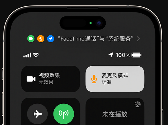 鹿城苹果授权维修网点分享iPhone在通话时让你的声音更清晰 