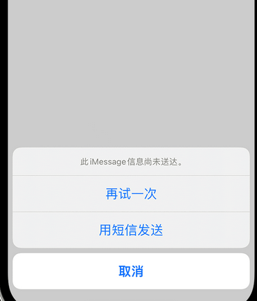 鹿城apple维修iPhone上无法正常发送iMessage信息