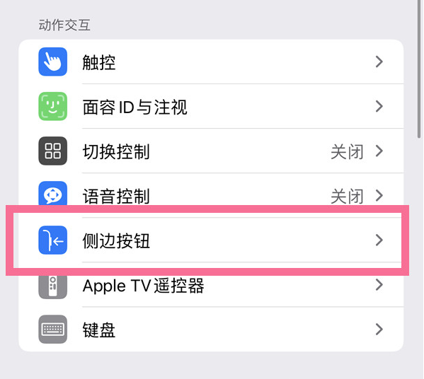 鹿城苹果14维修店分享iPhone14 Plus侧键双击下载功能关闭方法 