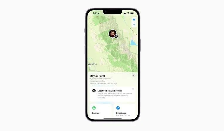 鹿城苹果14维修分享iPhone14系列中 FindMy功能通过卫星分享位置方法教程 