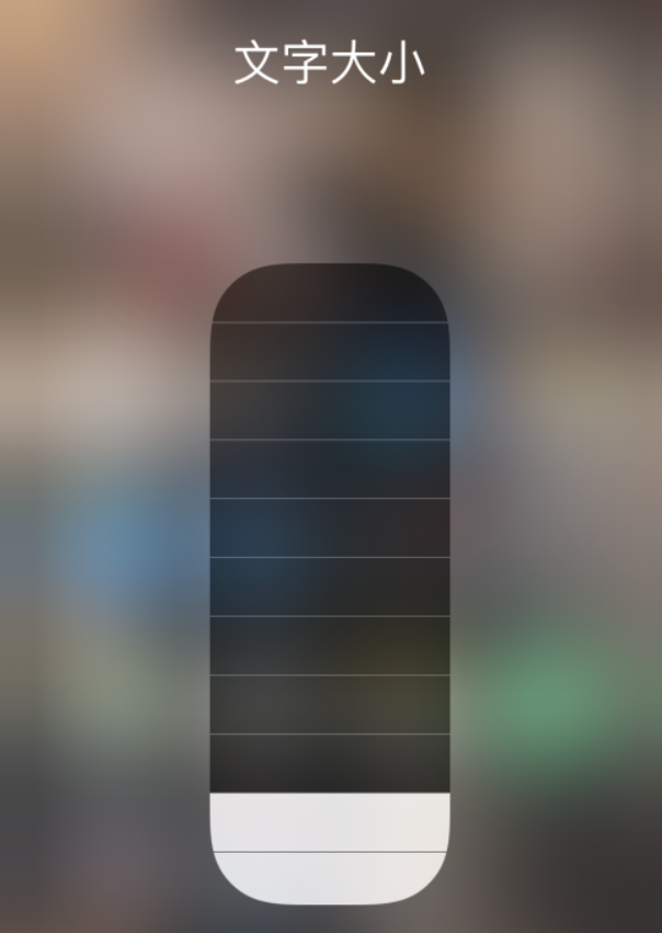 鹿城苹果手机维修分享小技巧：在 iPhone 控制中心快速调节字体大小 